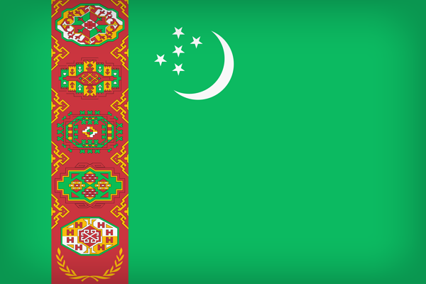 This png image - Turkmenistan Large Flag, is available for free download