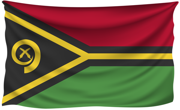 This png image - Vanuatu Wrinkled Flag, is available for free download