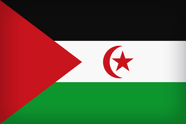 This png image - Western Sahara Large Flag, is available for free download