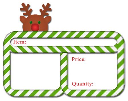 This png image - reindeer candy cane frame green, is available for free download