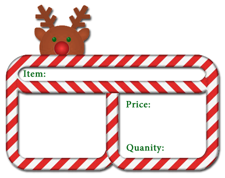 This png image - reindeer candy cane frame red, is available for free download