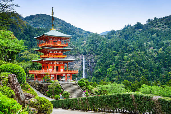 This jpeg image - Nachi Waterfall Japan Wallpaper, is available for free download