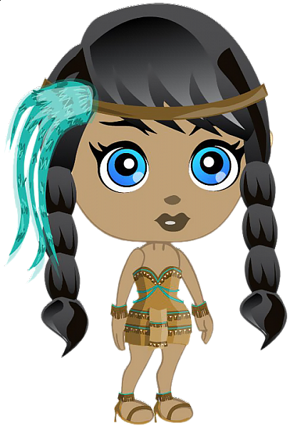 This png image - Female Native American 2010, is available for free download