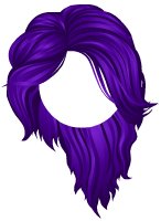 This jpeg image - Medieval Fantasy Jumba Wavy Hair Purple, is available for free download