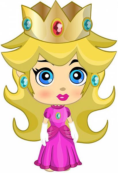 This jpeg image - Princess Peach Set, is available for free download