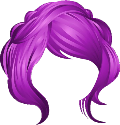 This png image - Rainforest Nomi Hair Purple, is available for free download
