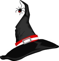 This jpeg image - Spellbound Crooked Hat Black, is available for free download