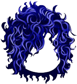 This png image - Spellbound Evil Locks Blue, is available for free download