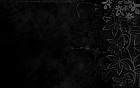 Dark Vector flowers abstract backgrounds