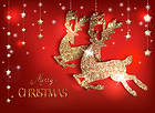 Red Merry Christmas Background