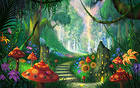 Beautiful Magic Fantasy Garden Wallpaper