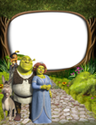 Shrek and Princess Fiona PNG Kids Frame