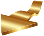 Gold Arrow Transparent PNG Clip Art Image