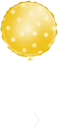 Balloon Round Yellow PNG Clipart
