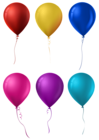 Balloon Set Clip Art PNG Image | Gallery Yopriceville - High-Quality
