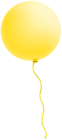 Balloon Yellow Round PNG Clipart