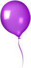 Purple Balloon Clip Art Image