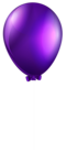 Purple Balloon Transparent PNG Clip Art Image