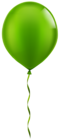 Single Green Balloon PNG Clip Art Image