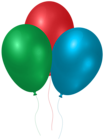 Three Balloons PNG Clipart
