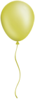 Yellow Single Balloon Clipart