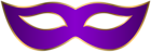 Purple Carnival Mask PNG Clip Art Transparent Image