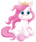 Pink Little Pony PNG Clipart Image