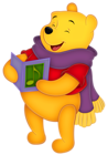 فواصل كرتونيه للمواضيع والمنتديات 2020 Winnie_the_Pooh_with_Purple_Scarf