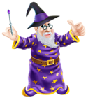 Wizard Cartoon PNG Clipart Image