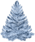 Blue Pine Tree Transparent PNG Image