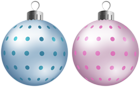 Christmas Balls Clip Art Image