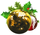 Christmas Balls PNG Clipart Image