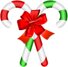Christmas Candy Canes PNG Clip Art Image