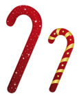 Christmas Candy Canes PNG Clipart