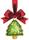 Christmas Crystal Tree Ornaments Clipart