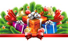 Christmas Gifts Decor PNG Clipart Image