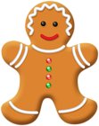 Christmas Gingerbread Girl PNG Clip Art