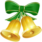 Christmas Golden Bells PNG Clipart