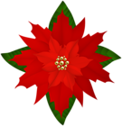 Christmas Poinsettia Flower PNG Clipart