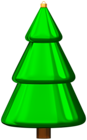 Pine Tree Christmas Ornament PNG Transparent Clipart
