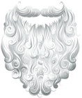 Santa Claus Beard Transparent Clip Art Image