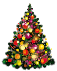     РАЗДЕЛИТЕЛИ ТЕКСТА Transparent_Christmas_Deco_Tree_Clipart