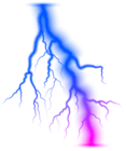 Colorful Lightning PNG Transparent Clip Art Image