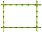Bamboo Frame PNG Transparent Clip Art Image