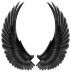 Black Wings PNG Clip Art Image | Gallery Yopriceville - High-Quality