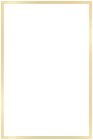 Border Frame Decor Gold PNG Transparent Clipart