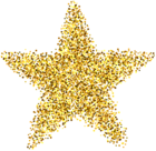 Glitter Star Decoration PNG Clip Art Image