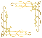 Gold Corners Clipart Image