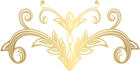 Gold Decorative Element PNG Clipart