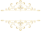Gold Element PNG Clipart Image